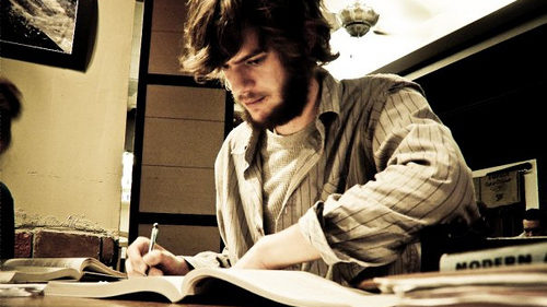studying