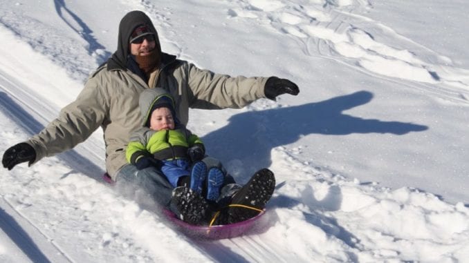 sledding