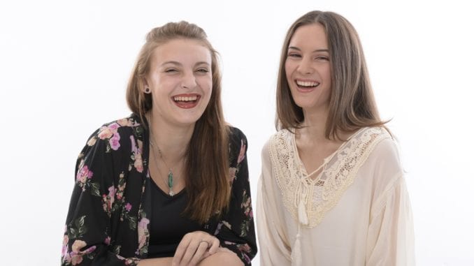 laughing
