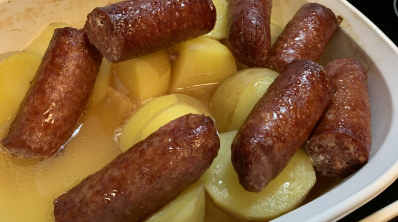 Radical Mennonite Woman Pairs Sausage with Potatoes